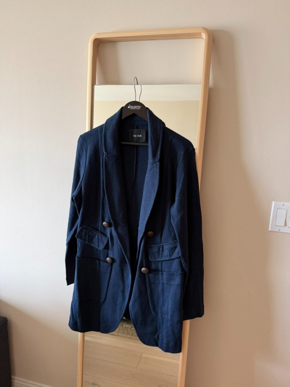 Women's Nic & Zoe Navy Blazer (Size L)